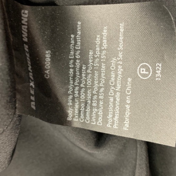 Alexander wang polymjde fringe mini dress Sz 6. Fits a 4 - Picture 4 of 7